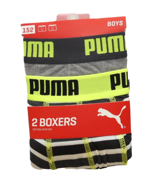 BASIC BOXER STRIPED 2P GRY