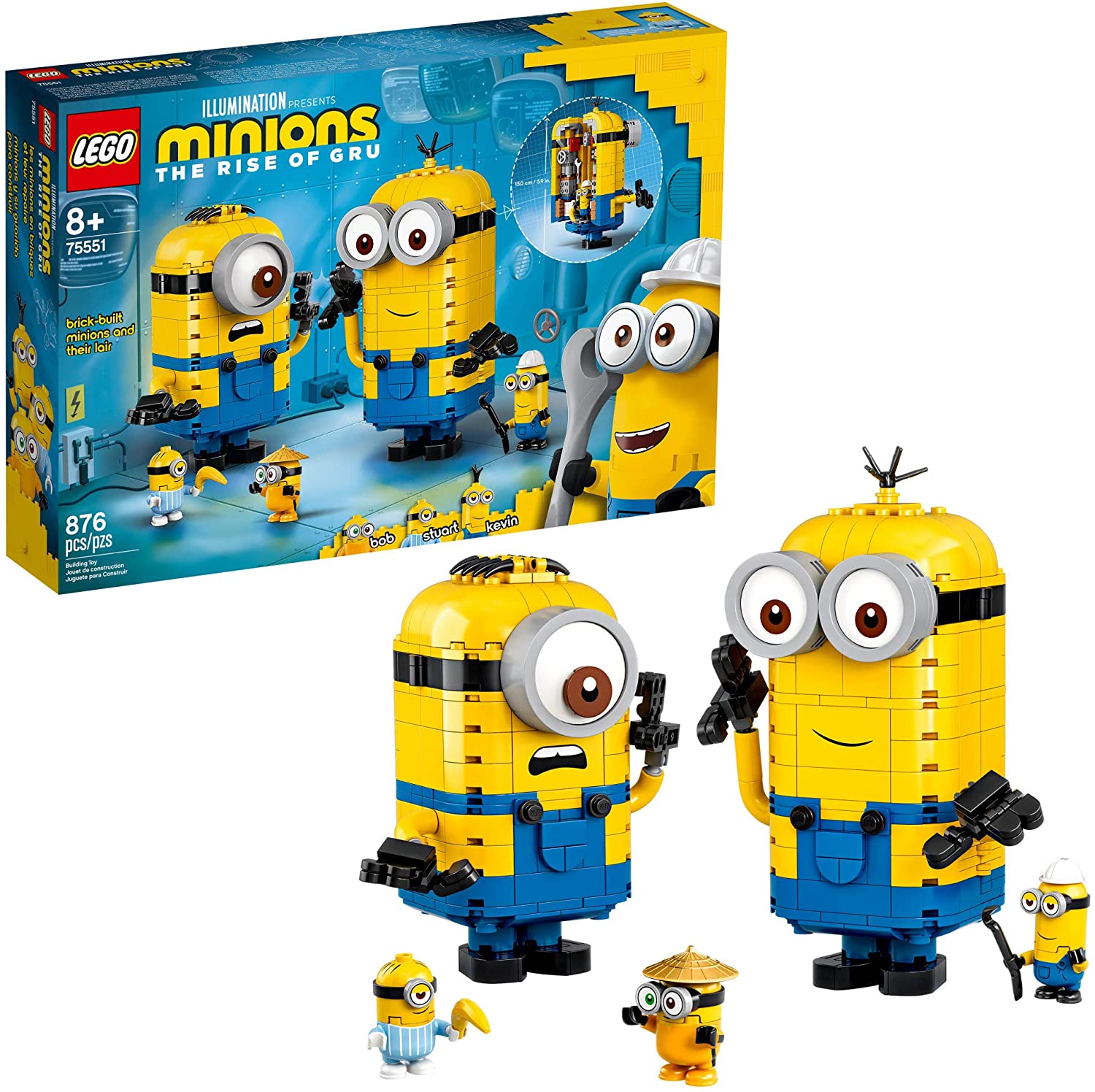 Brick-built Minions and Lair