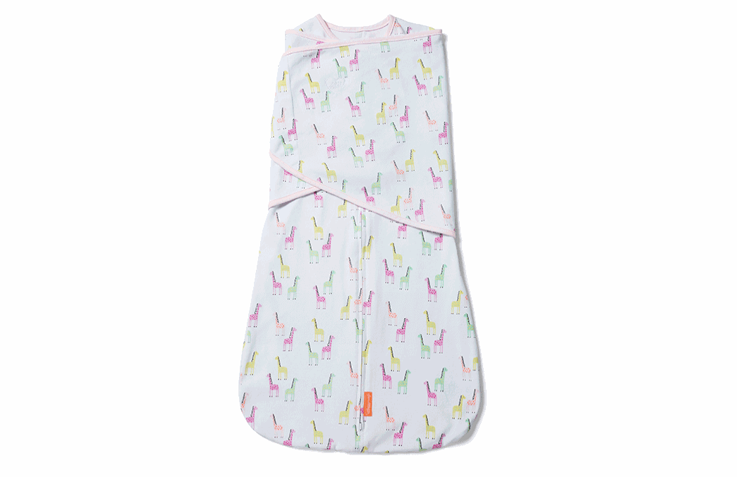 Wrap Pink Giraffes -XL