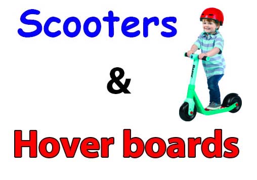 SCOOTERS &amp; HOVER BOARDS