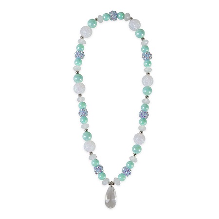 Frozen Crystal Necklace Teal