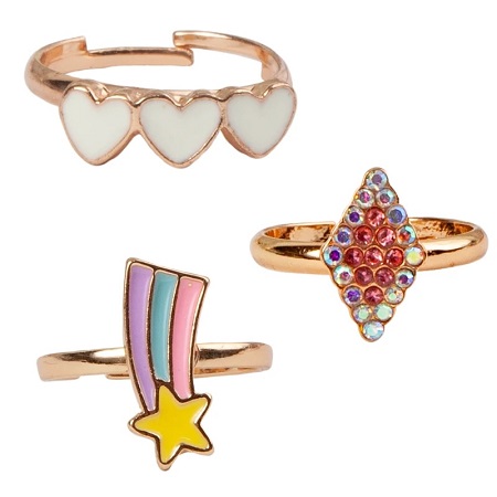 Boutique Star Heart Rings