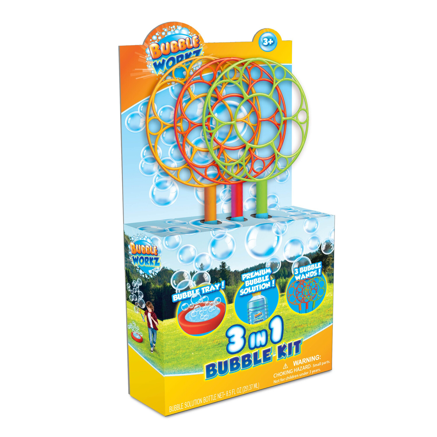 3 in 1 Bubble Wand Kit