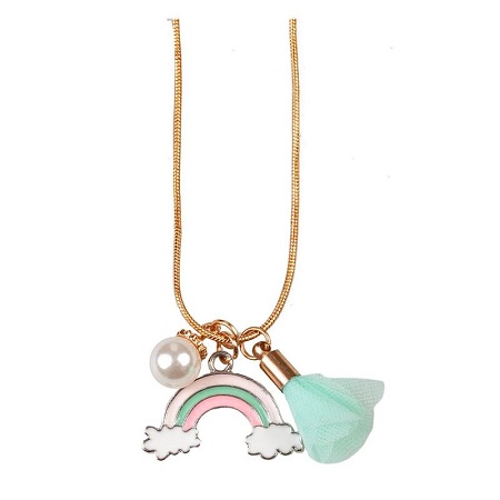 Rainbow Tassel Necklace