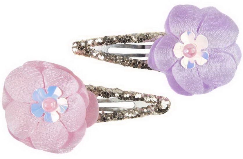 Flower Sparkle Clips