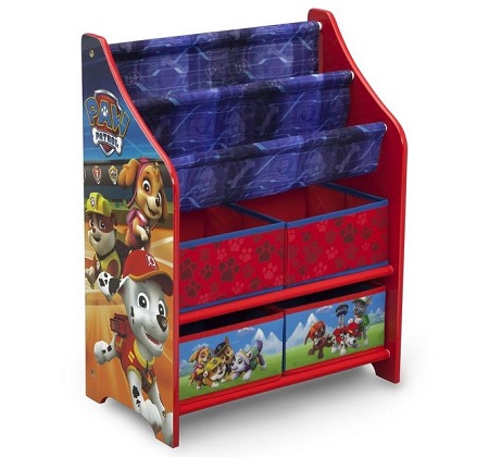 PawPatrol Book & Toy Organizer