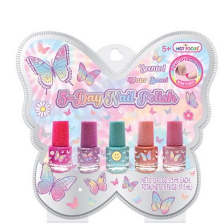Nail Polish, Tie Dye Butterfly