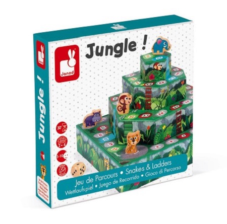 RACING BOARD GAME - JUNGLE!