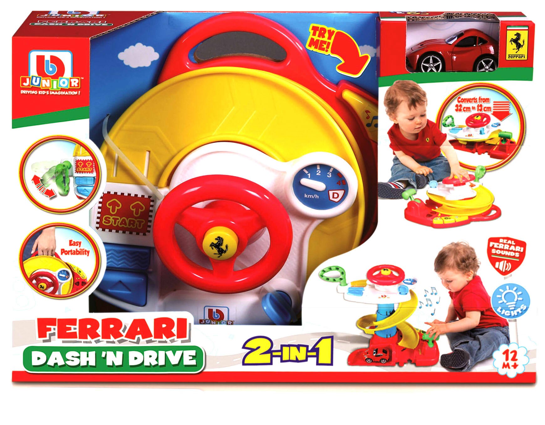 BB JR Ferrari 2in1 DnDrive Asst
