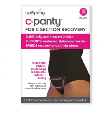 C Panty Highwaist Blk 1X/2X