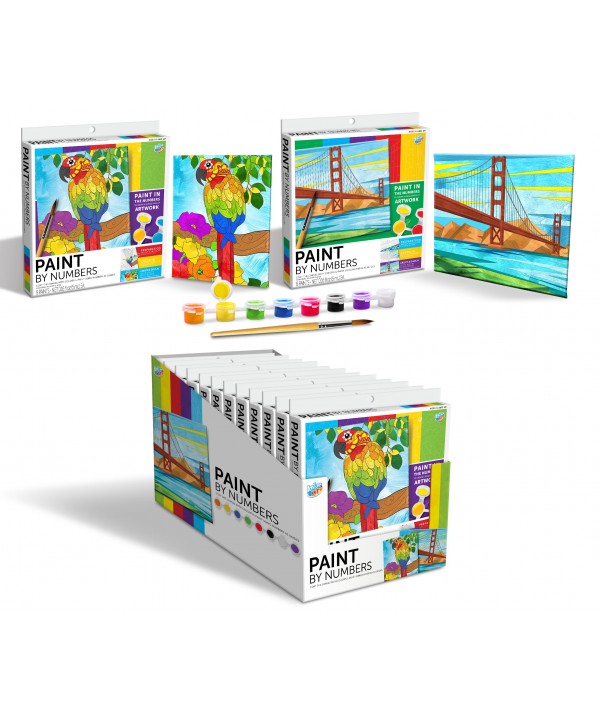 ART PAINT BY NUMBER KIT