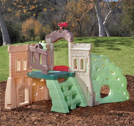 Rock Climber & Slide Castle Wall