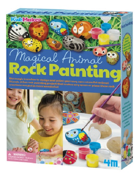 Magical Animal Rock Painting