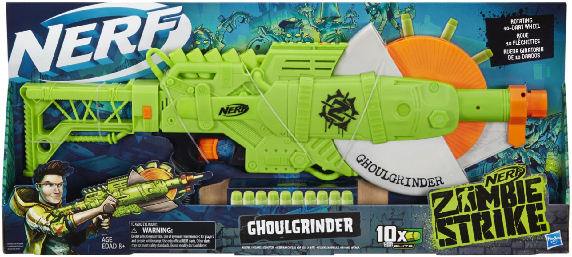 NERF ZOMBIE GHOULGRINDER