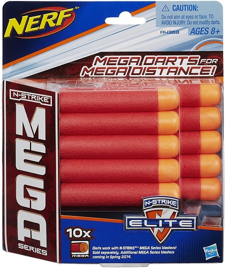 Nerf Mega Darts 10pk