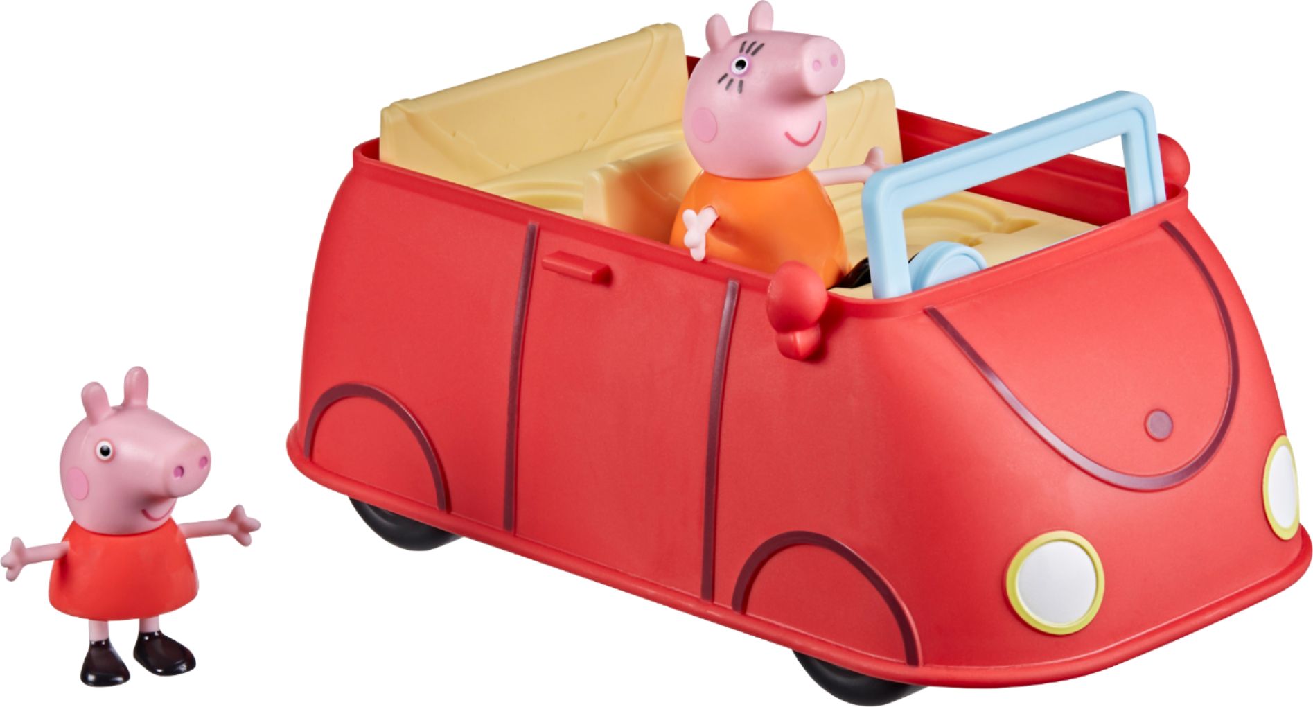 PEP PEPPAS FAMILY RED CAR