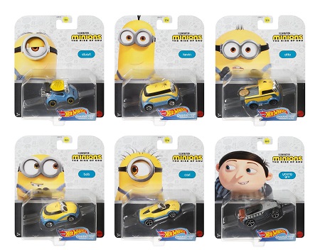 Hot Wheels Minions Car Asst