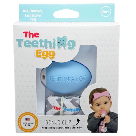 TEETHING EGG BLUE
