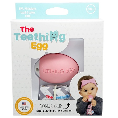 TEETHING EGG PINK