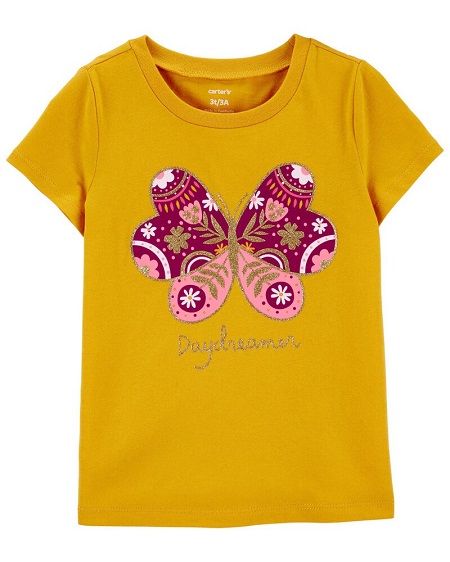 Carters Butterfly Jersey Tee