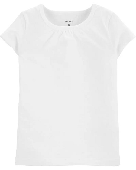 Carters Basic Tee White