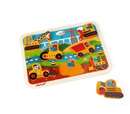 Construction Chunky Puzzle 7pcs