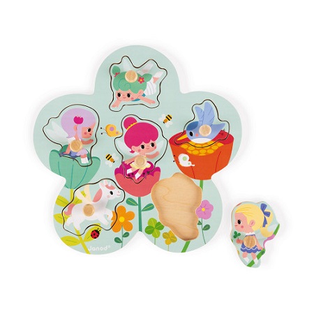 HAPPY FAIRIES CHUNKY PUZZLE 6PCS