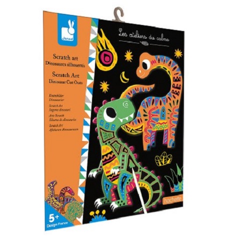 Scratch Art Dino Cut Outs