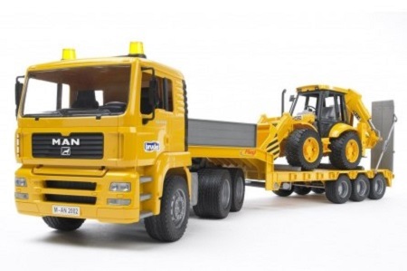 MAN Loader truck & JCB Backhoe