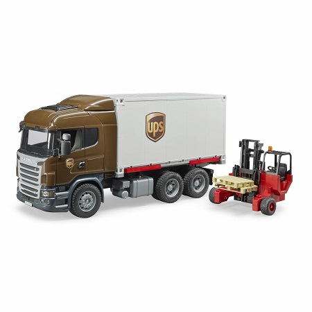 MACK UPS Truck + Forklift