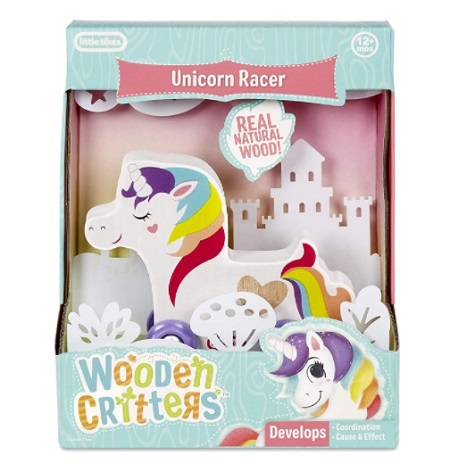 Wooden Critters Racer-Unicorn