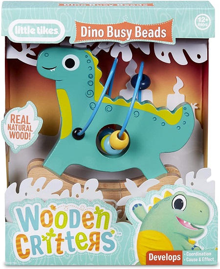Wooden Critters Busy Beads Dino