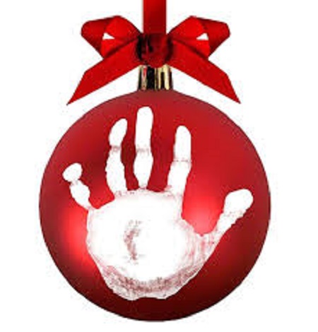 Babyprints Round Ball Ornament