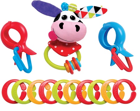 Clips, Rattle N Links Cow
