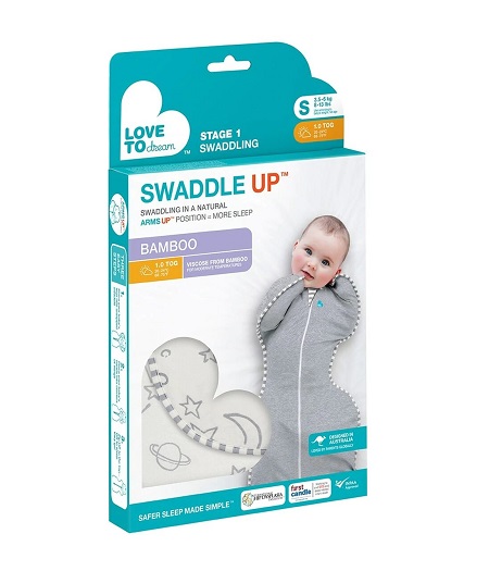 Swaddle Up Silky Bamboo Gry-S