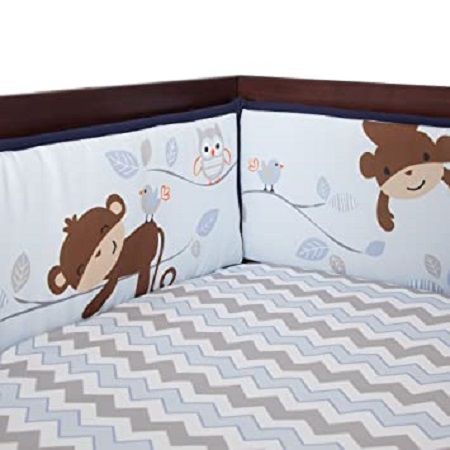 MOD MONKEY 4PC CRIB BUMPER