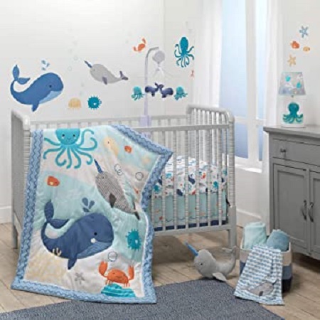 Whales Tale 3pc Bedding Set