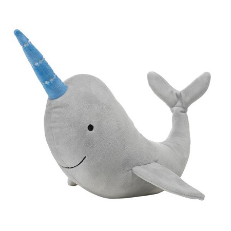 WHALES TALES PLUSH NARWHAL