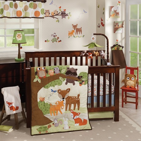 Woodland Tales 4pc Bedding Set