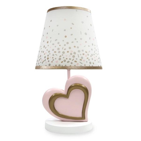 CONFETTI LAMP & SHADE W/BULB