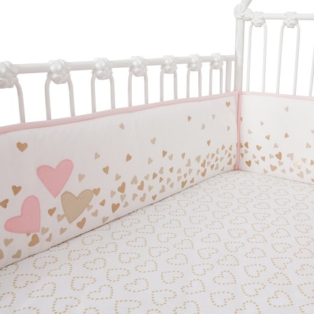 CONFETTI 4PC CRIB BUMPER