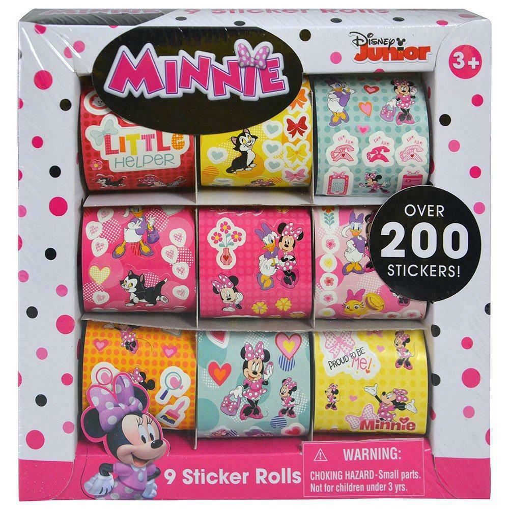 MINNIE MOUSE 9 ROLL STICKERS