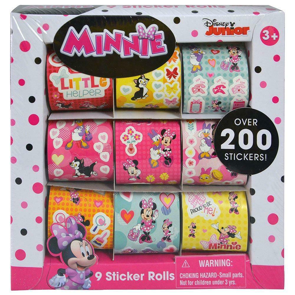 MINNIE MOUSE 9 ROLL STICKERS