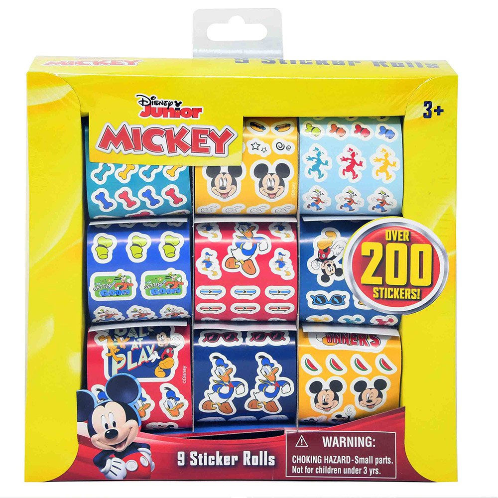 MICKEY MOUSE 9 ROLL STICKERS