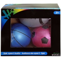 Metallic 3pk Ball Asst