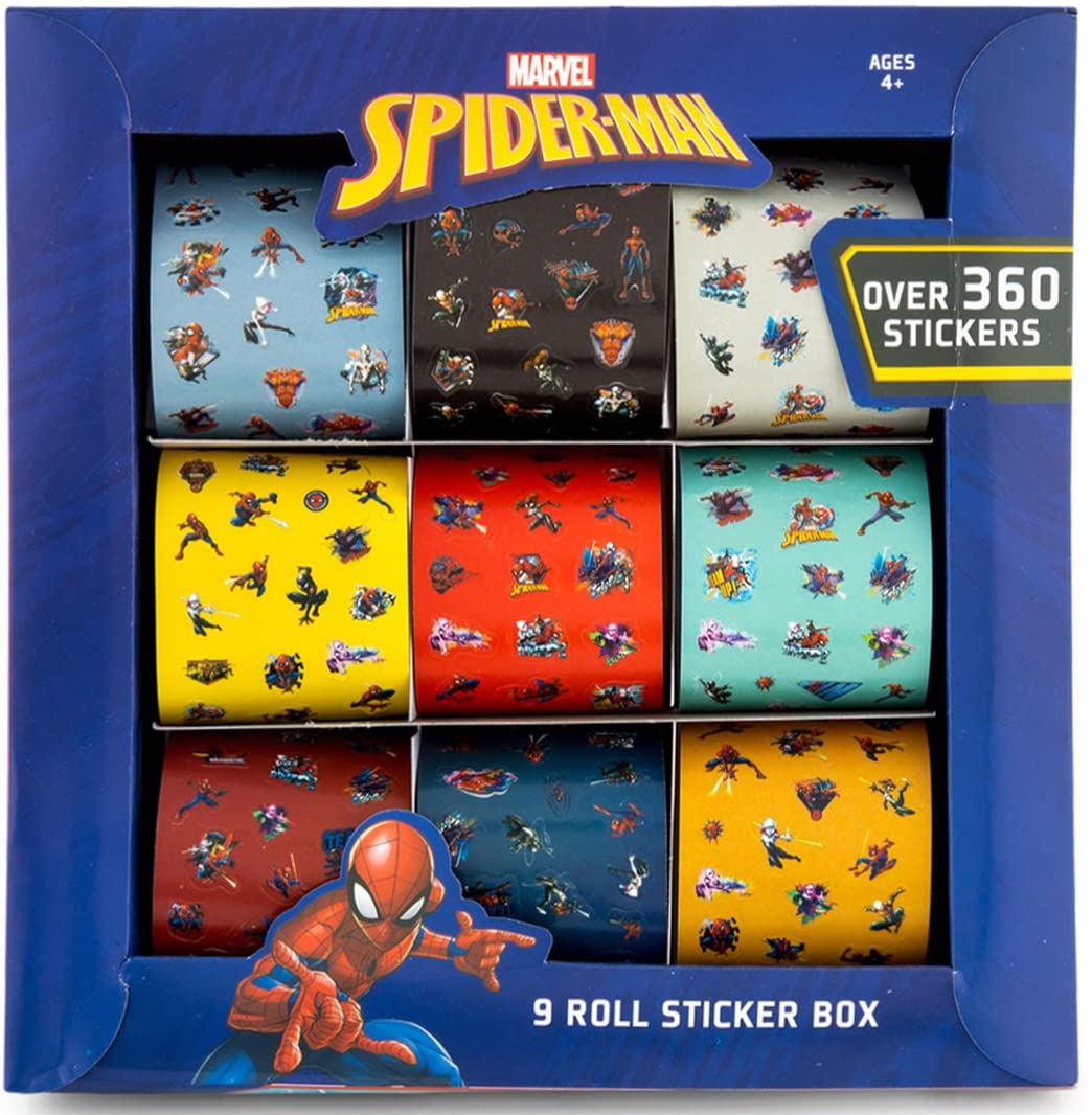 SPIDERMAN 9 ROLL STICKERS