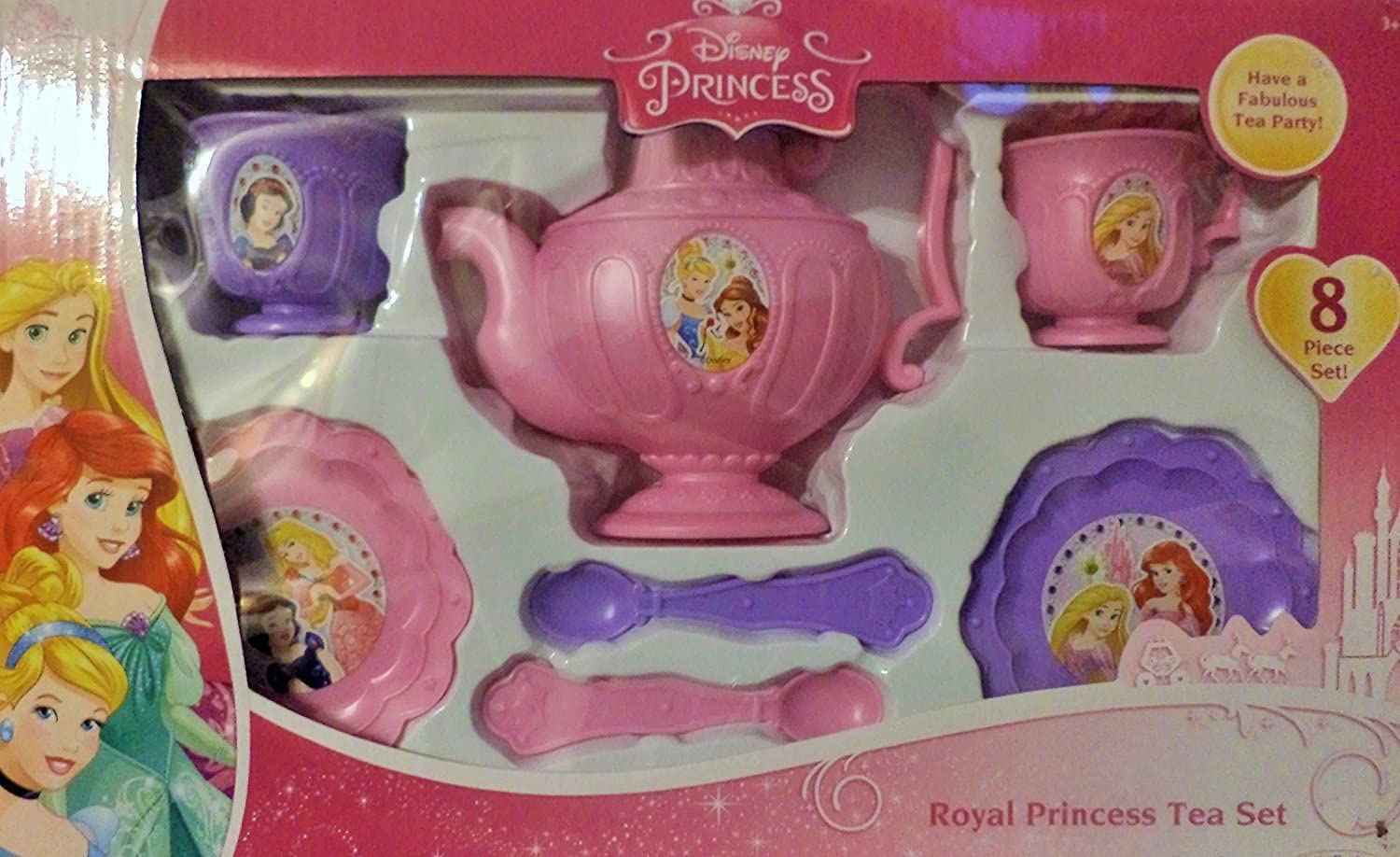 Disney Princess 8pc Tea Set