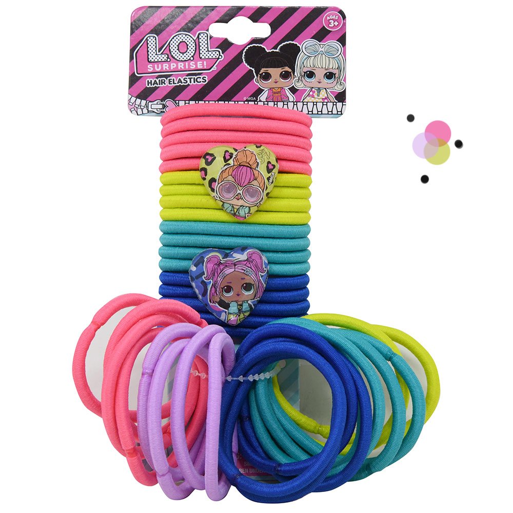 LOL 36PC HAIR ELASTICS