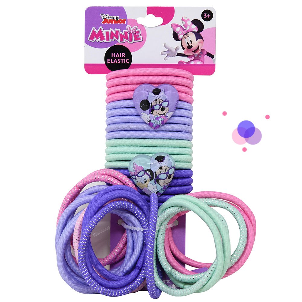 MINNIE 36PC HAIR ELASTICS