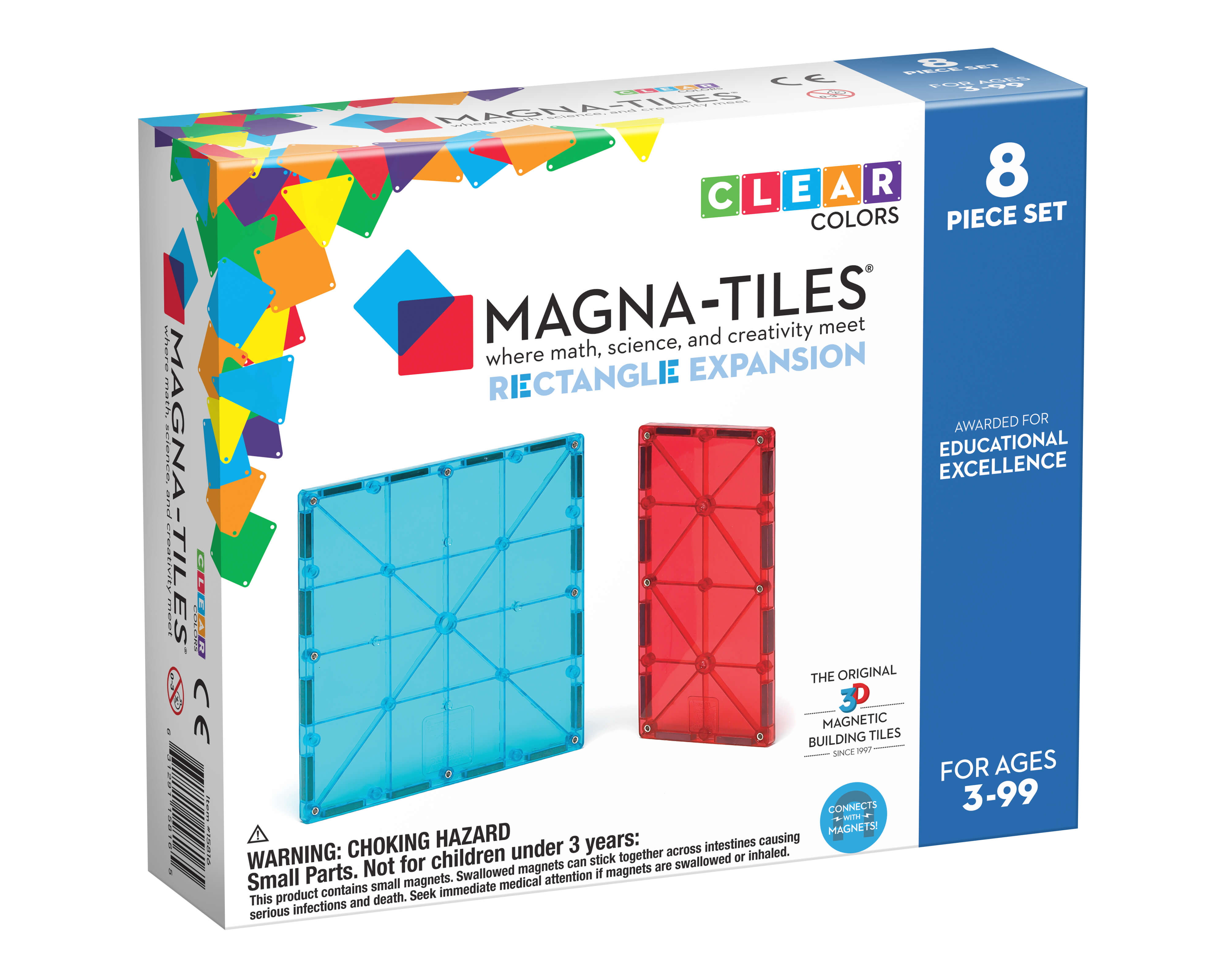 Magna Tiles 8pc Expansion Set